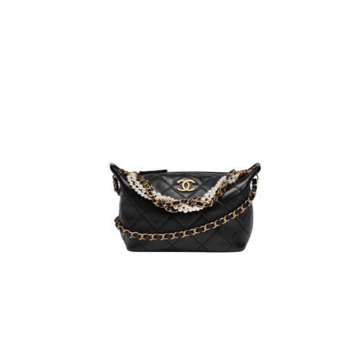 jnutjuyji CHANEL 26C Peral shiny lambskin hobo bag