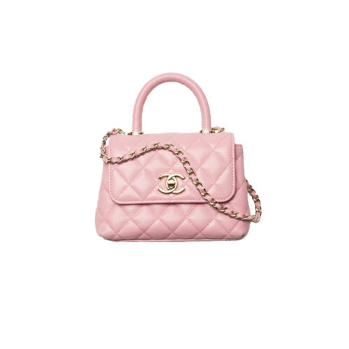 CHANEL Mirco Cocohandle Grained Calfskin