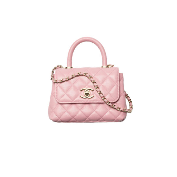 CHANEL Mirco Cocohandle Grained Calfskin