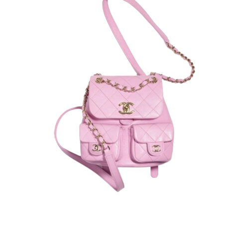 n CHANEL Duma Drawstring Backpack Two Pokect Caviar