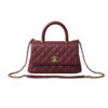 CHANEL 24A Flap Bag with Top COCO Small Handle Grained Calfskin Ndeuwidwec 100x100