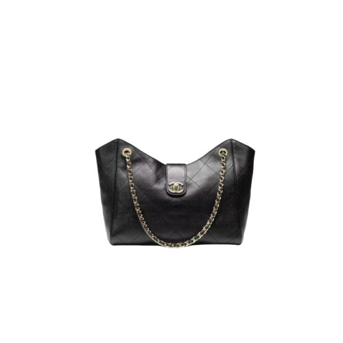 CHANEL Tote Bag Grained Calfskin