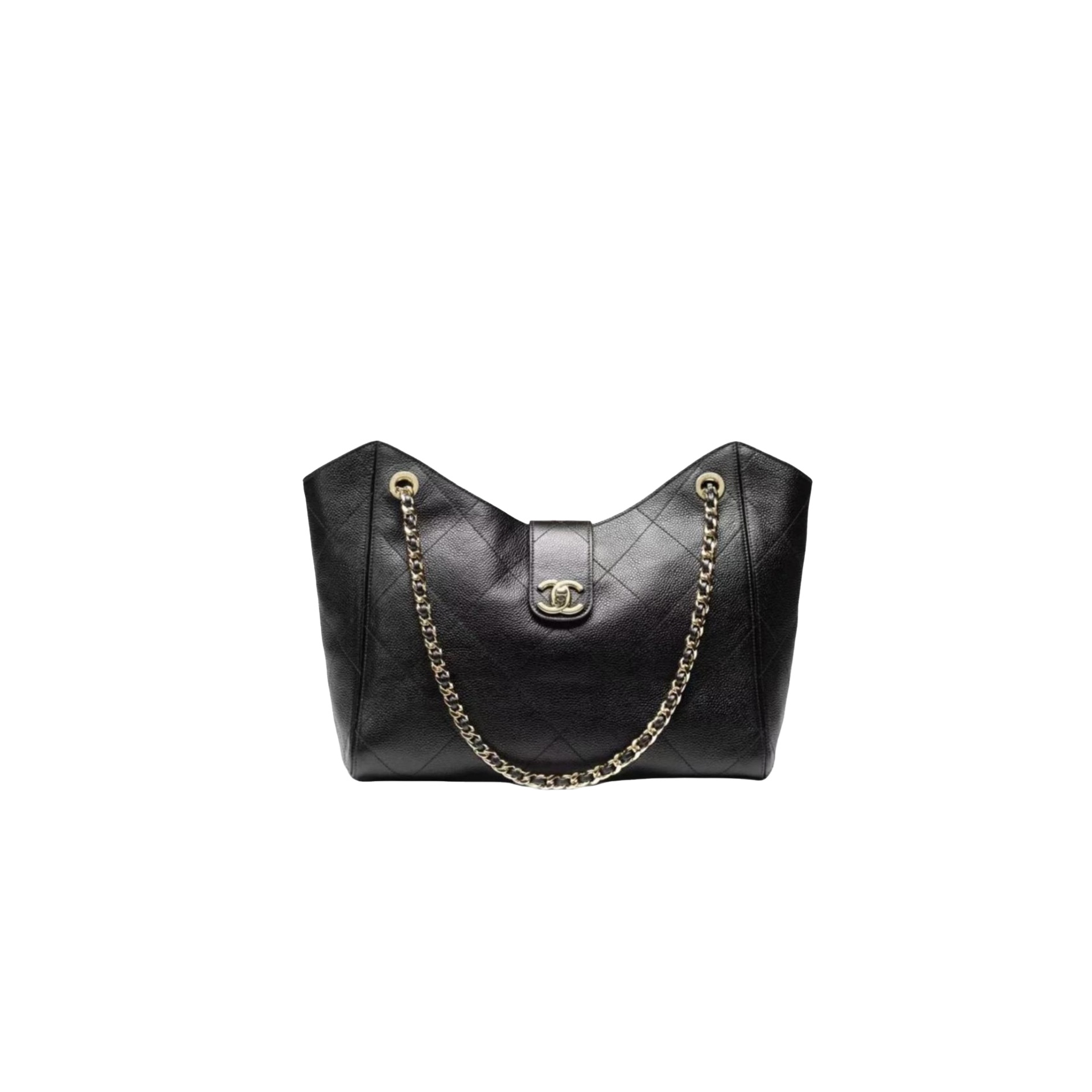 nvfouvhvfe CHANEL Tote Bag Grained Calfskin