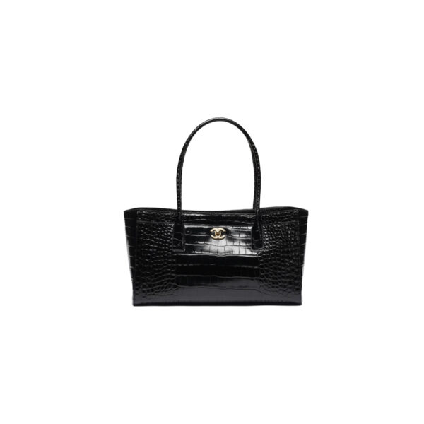 CHANEL Small Tote bag Crocodile embossed calfskin