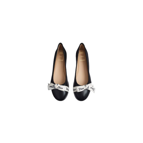 DIOR J’Adior Ballet Flat Black Lambskin