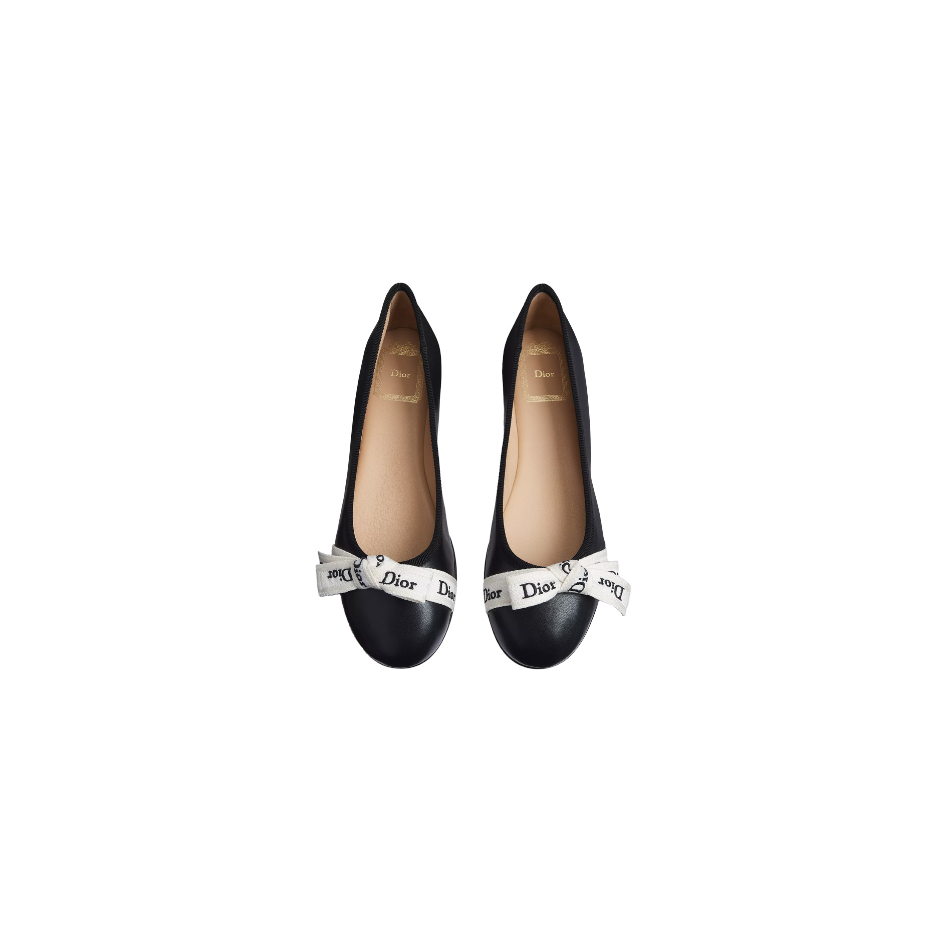 nvhueuovrt DIOR J’Adior Ballet Flat Black Lambskin
