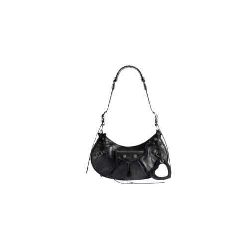 BALENCIAGA Le Cagole Shoulder Bag Small in Black