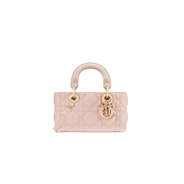 DIOR Micro Lady D-Joy Cannage Lambskin Pink