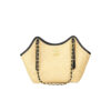 CHANEL MINI Coco Shopping Bag Raffia and Black Calfskin Nxdekuhfww 100x100