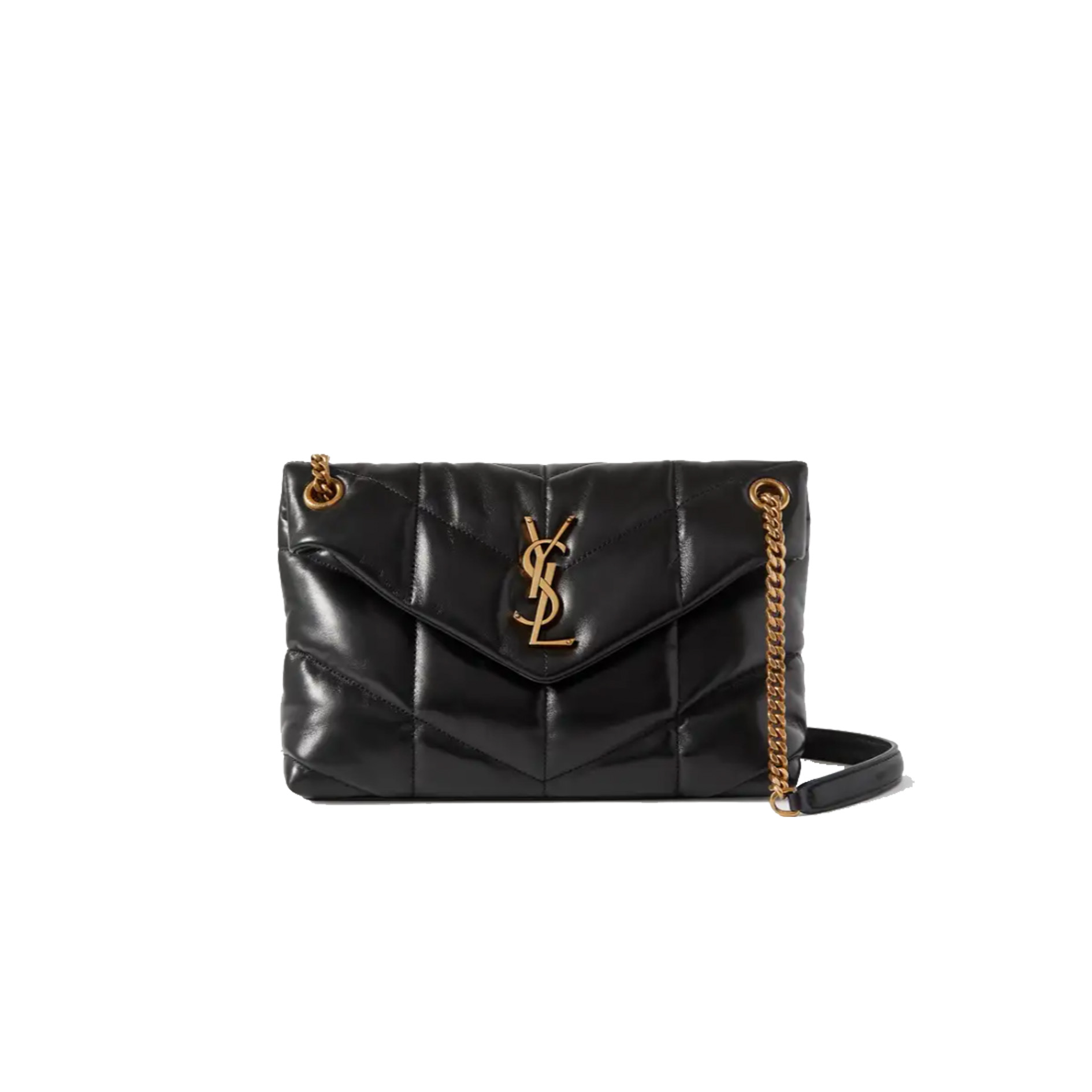 s SAINT LAURENT Puffer Toy quilted leather shoulder bag