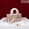 Small Lady D-joy Tas Flower Cannages Calfskin