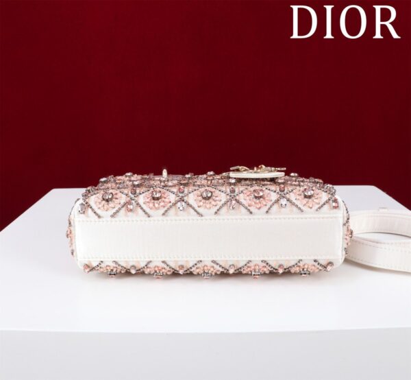 Small Lady D-joy Tas Flower Cannages Calfskin