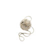 CHANEL Gold Metal Strass Crystal Sphere Minaudiere Clutch