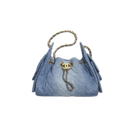 CHANEL 26C MINI Hobo Bag Denim