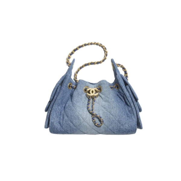 CHANEL 26C MINI Hobo Bag Denim