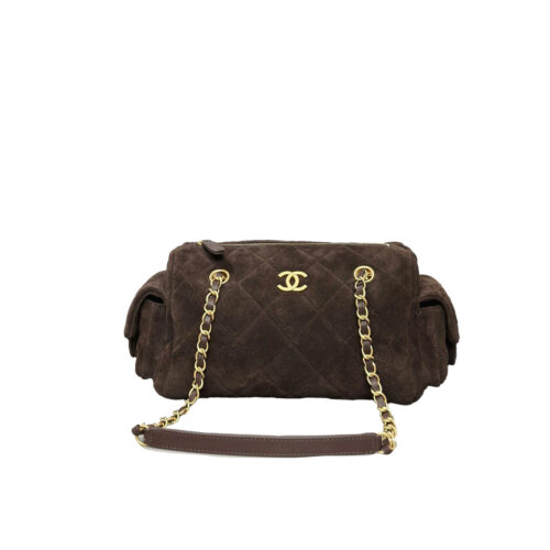 v-g-b-h-y-j-yu CHANEL 25K Metallic Quilted Bowling Bag in Calfskin,
