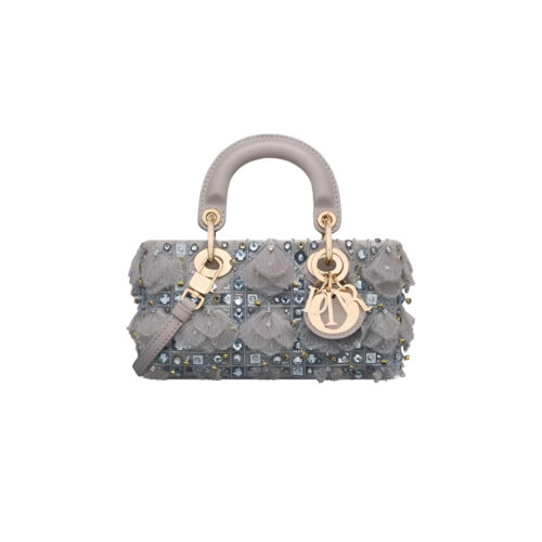 DIOR Small Lady D-joy Beaded lace embroidery