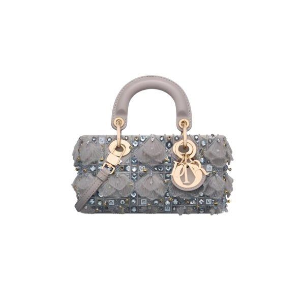 DIOR Small Lady D-joy Beaded lace embroidery