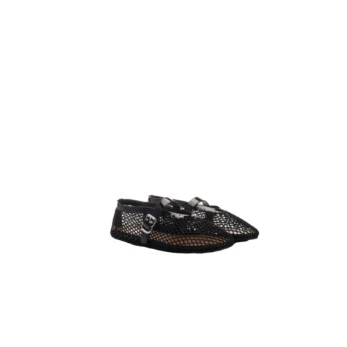 ALAIA BALLET FLATS IN FISHNET