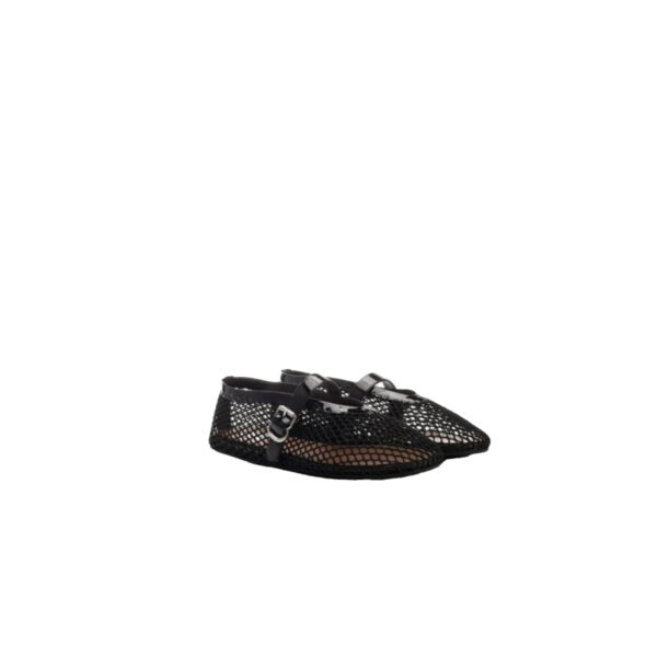 ALAIA BALLET FLATS IN FISHNET