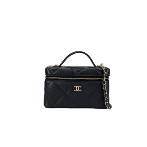vfdvewvtrh CHANEL 25K Vanity with chain – Grained calfskin