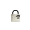 Mini Lady Dior Bag with Chain Two-Tone Latte and Black Cannage Lambskin Vhrovrt 100x100