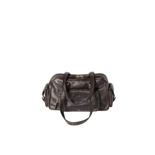 weudwefw MIUMIU Pocket nappa leather top-handle bag