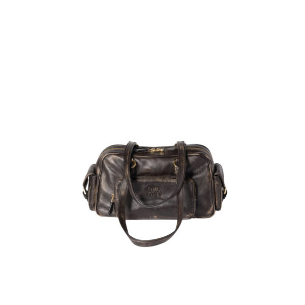 MIUMIU Pocket nappa leather top-handle bag