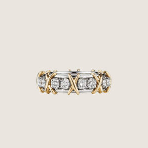 Tiffany Sixteen Stone Ring in Platinum with 16 Diamonds