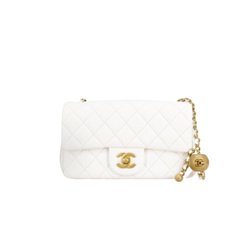 xdhoc CHANEL Classic Flap CF with Gold Ball Charm - 20cm