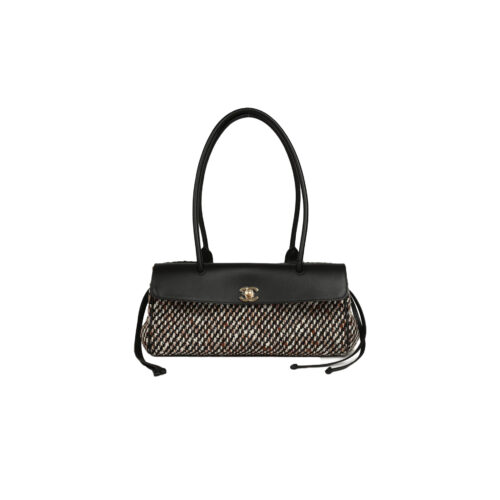 CHANEL Small Shopping Bag Tweed Calfskin