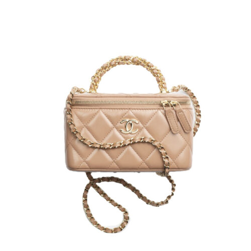 xjiewecwe CHANEL 24B Handle Vanity Bag