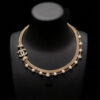 CHANEL Crystal, Imitation Pearl and Gold Metal Double Strand Choker