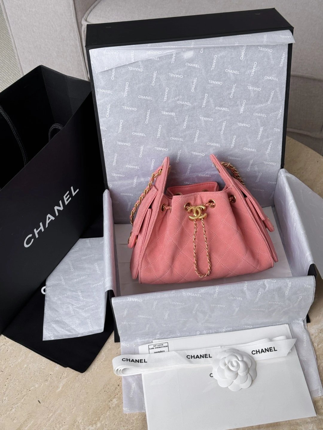CHANEL 26C MINI Hobobag Suede IMG 7861