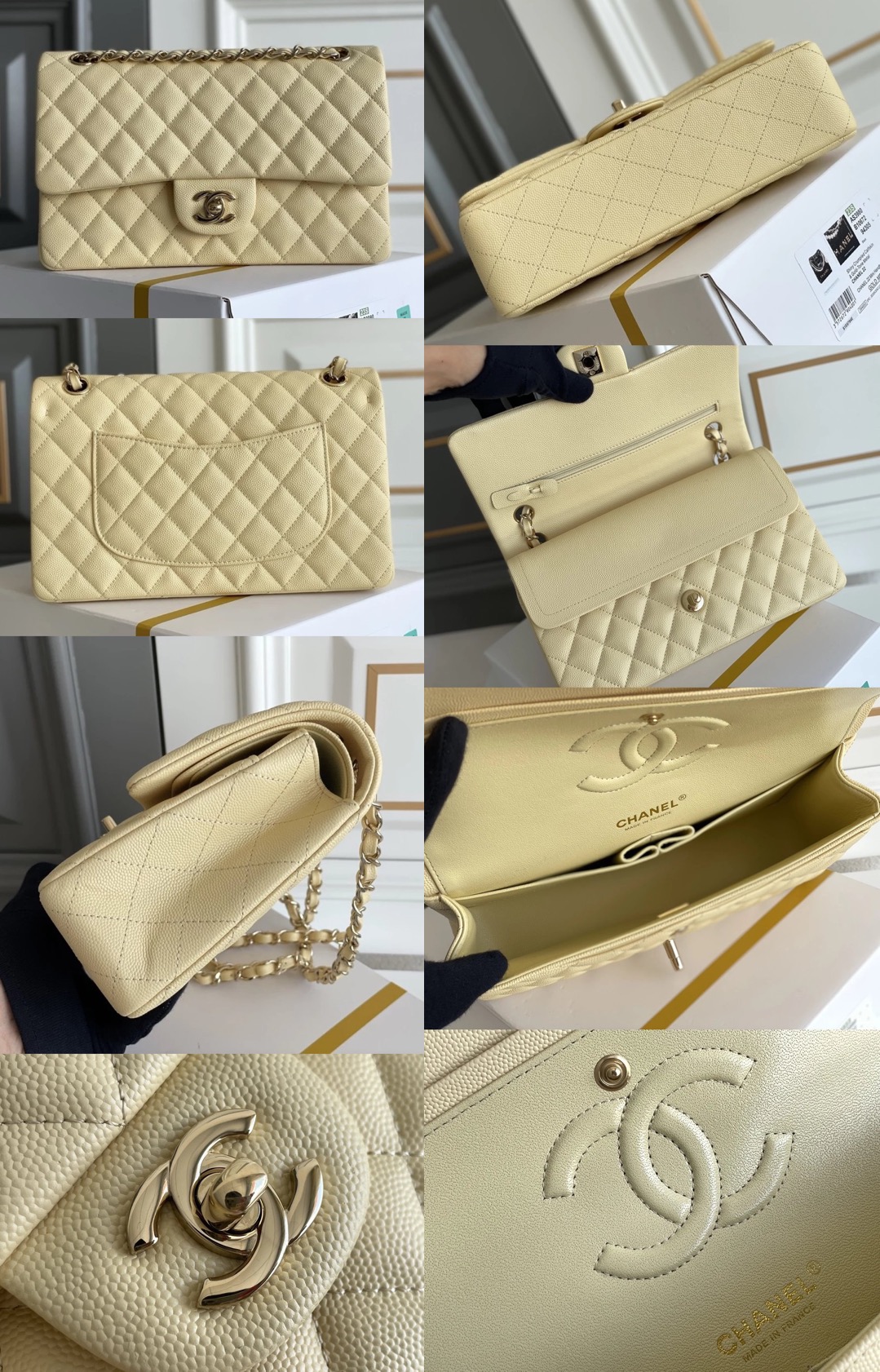 CHANEL Classique Flap Medium Handbag Caviar Leather Picsew 20250411201449