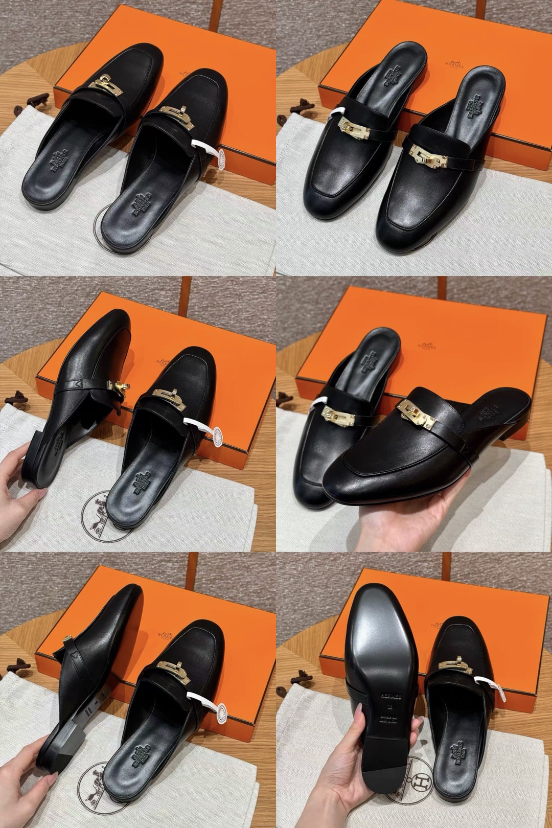 HERMES Kelly 0z Mules Women Shoes Handcrafted Genuine Leather Picsew 20250613122909