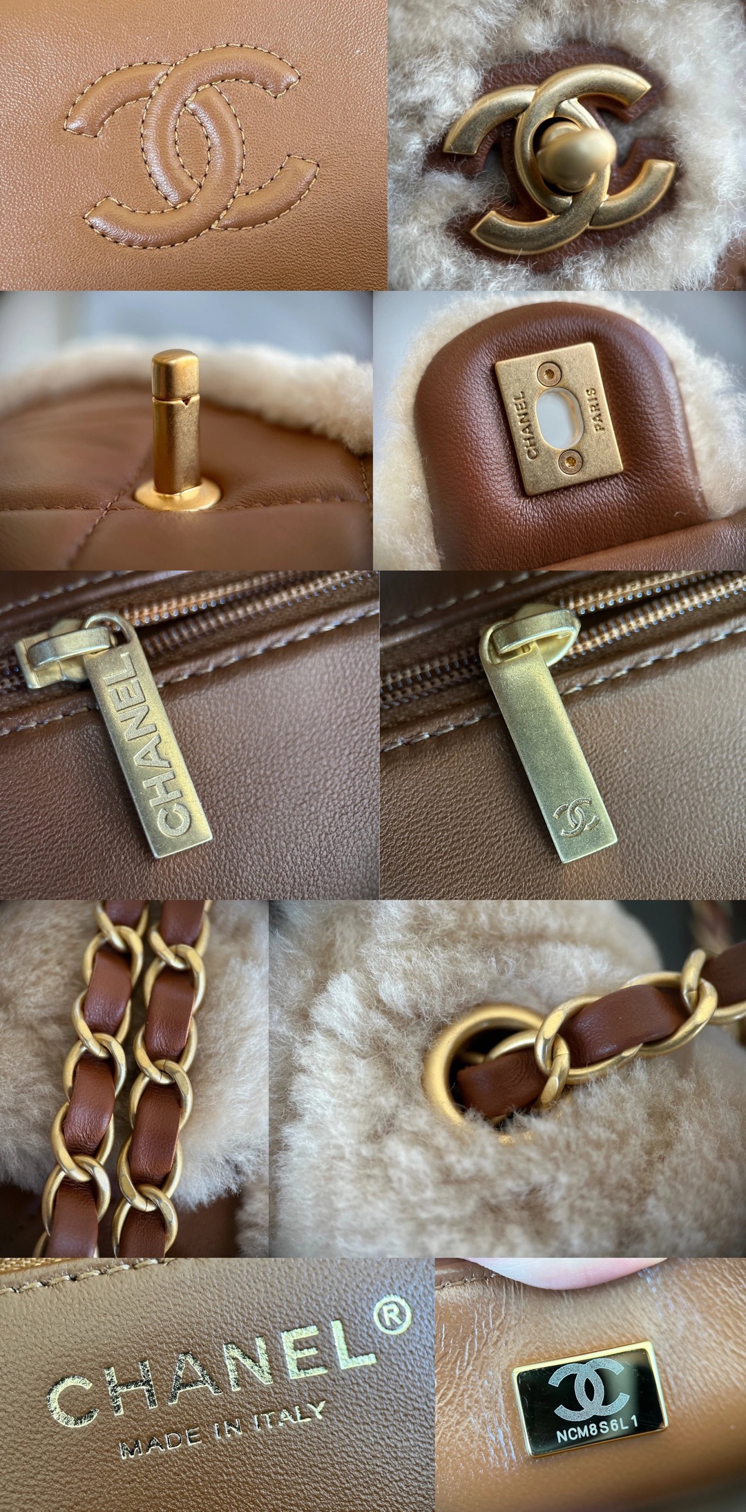 CHANEL 24K Teddy Bear-Shearling Flap Bag Picsew 20250704185834