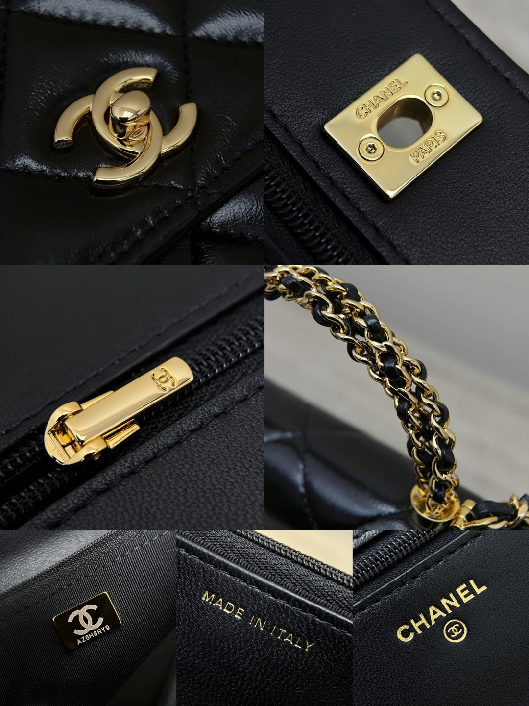 CHANEL Wallet On Chain Shiny Lambskin Picsew 20250710183854