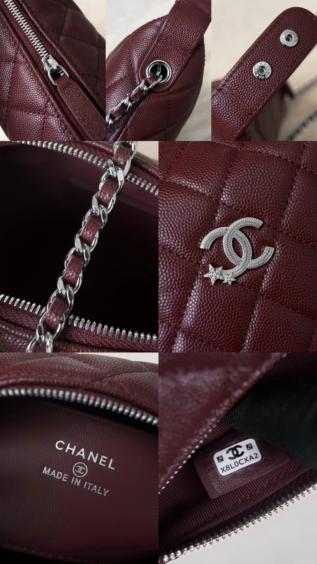 CHANEL Quilted Caviar Leather with Chain Strass Star Picsew 20251104162753