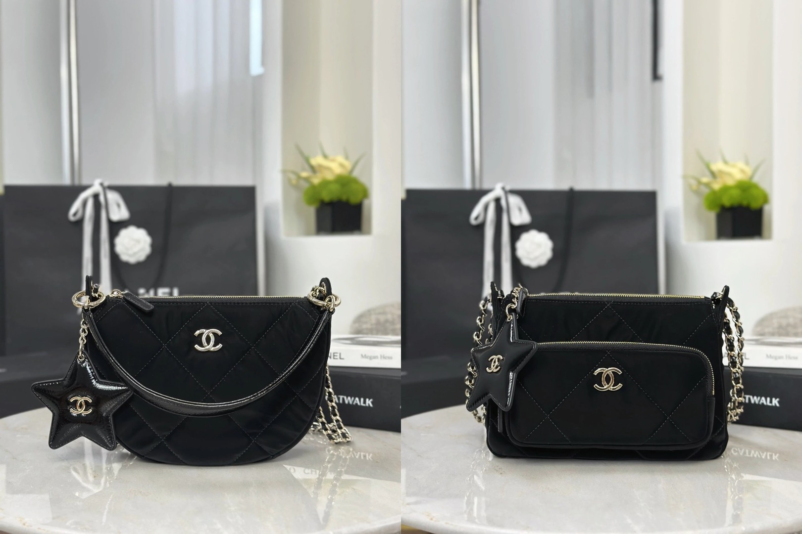 CHANEL 25N Clutch With Chain Velvet-Effect Nylon Picsew 20251112111526