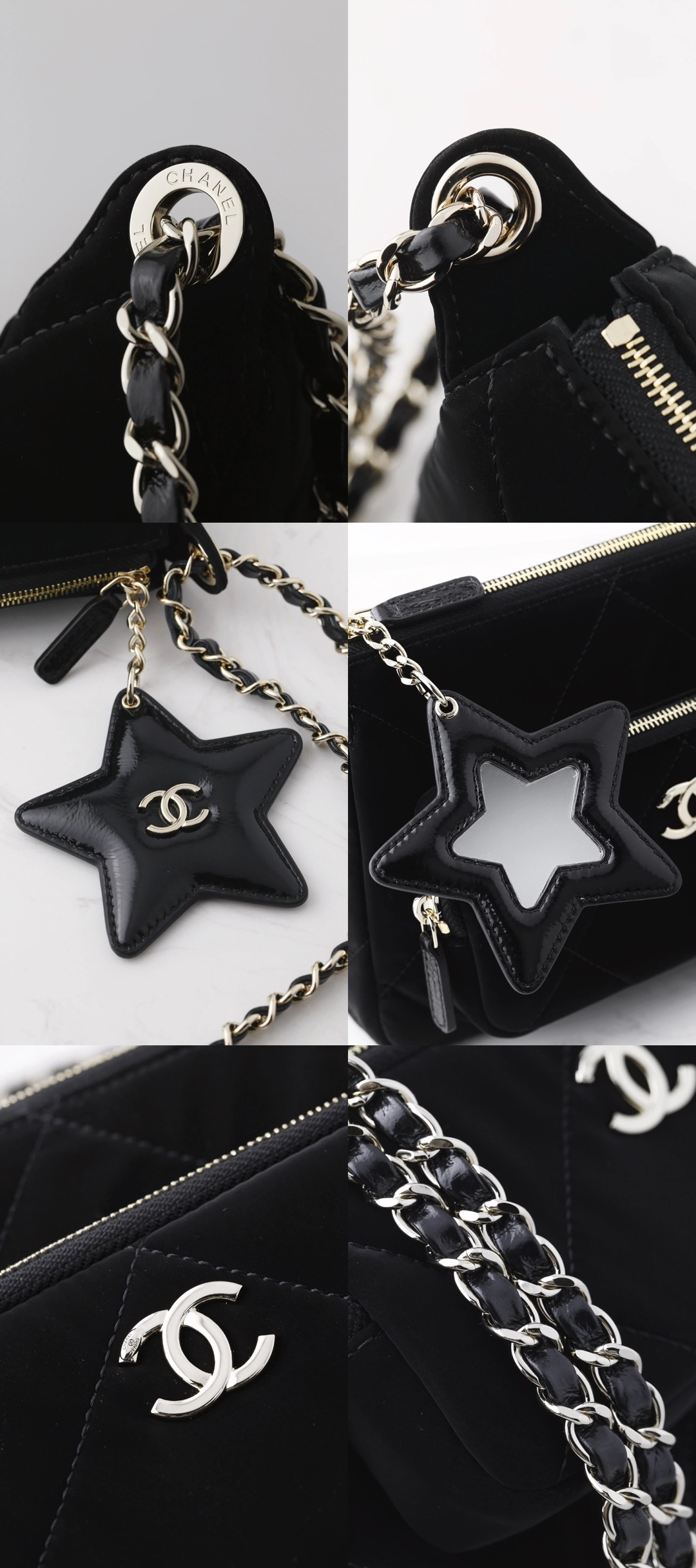 CHANEL 25N Clutch With Chain Velvet-Effect Nylon Picsew 20251112111603