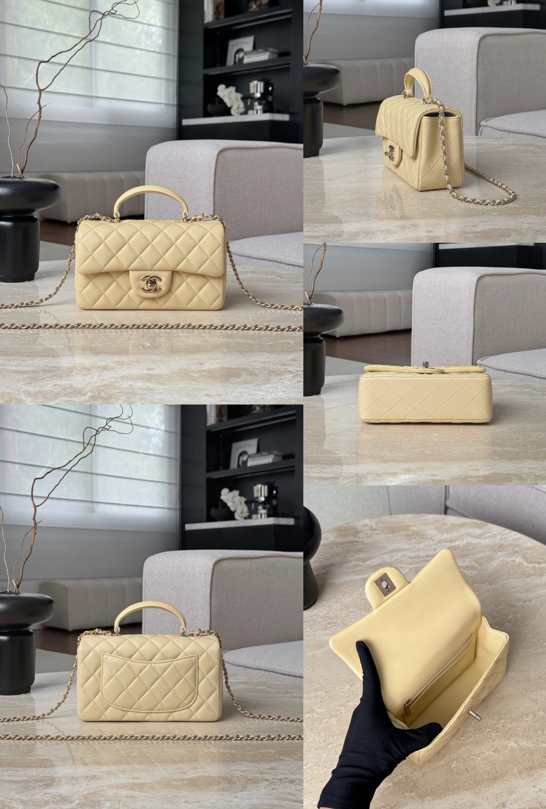 CHANEL MINI Classic Handbag With Top Handle Lambskin Picsew 20251217203832