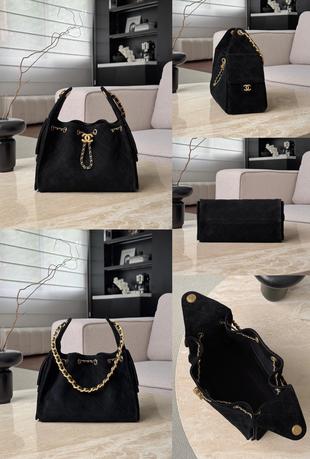 CHANEL 25 Hobo Bag Suede in black Picsew 20251229200820