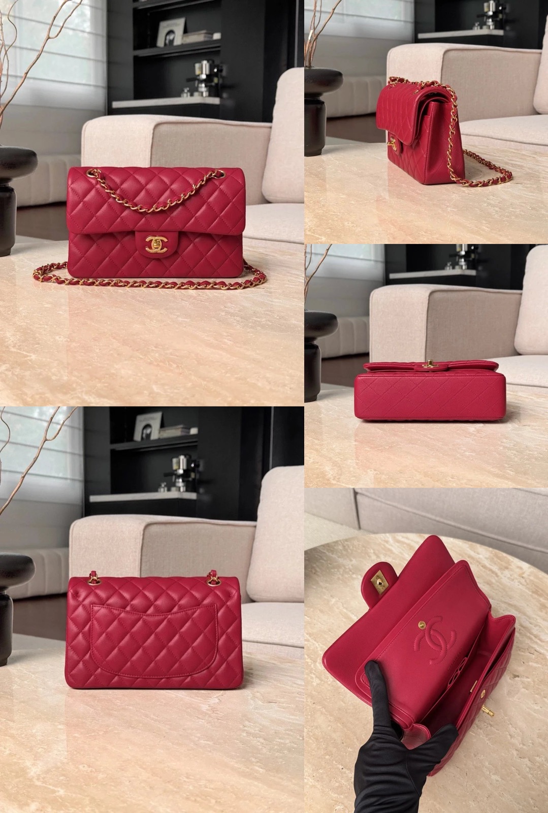 CHANEL Classic Flag Bag Lambskin Leather-23CM Picsew 20260118115921