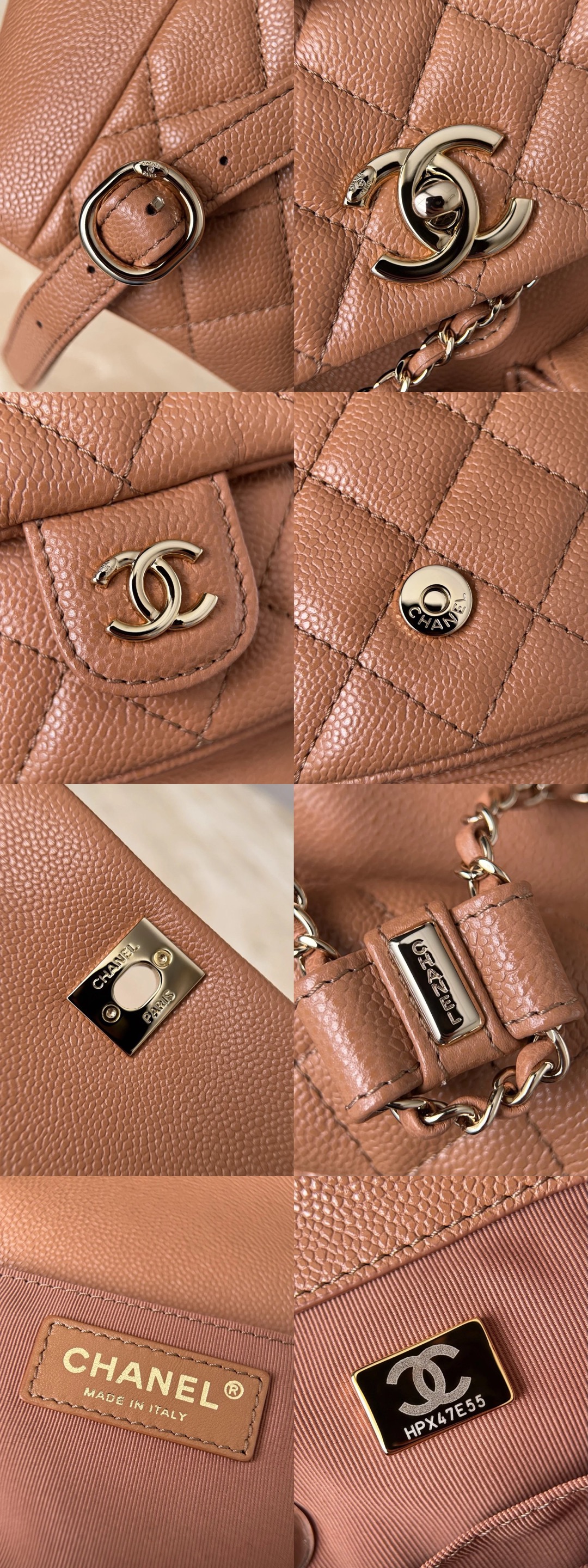 CHANEL Duma Drawstring Backpack Two Pokect Caviar Picsew 20260130150943