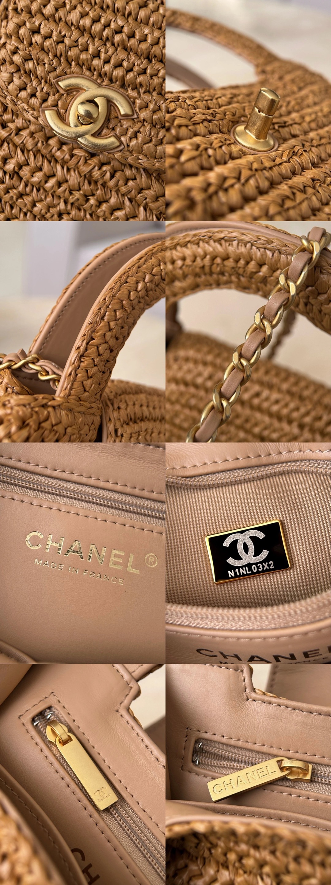 CHANEL Mini shopping bag, Braided raffia Picsew 20260212002612