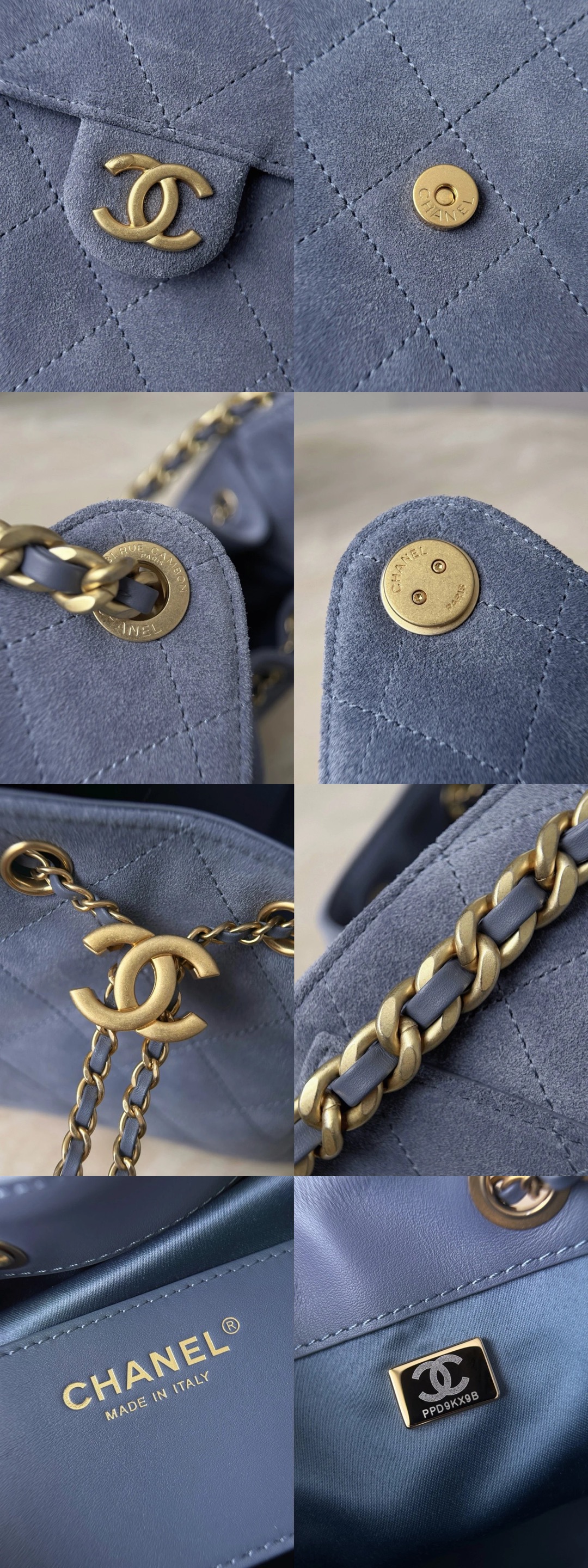 CHANEL 25 Hobo Bag Suede-Blue Picsew 20260225135829