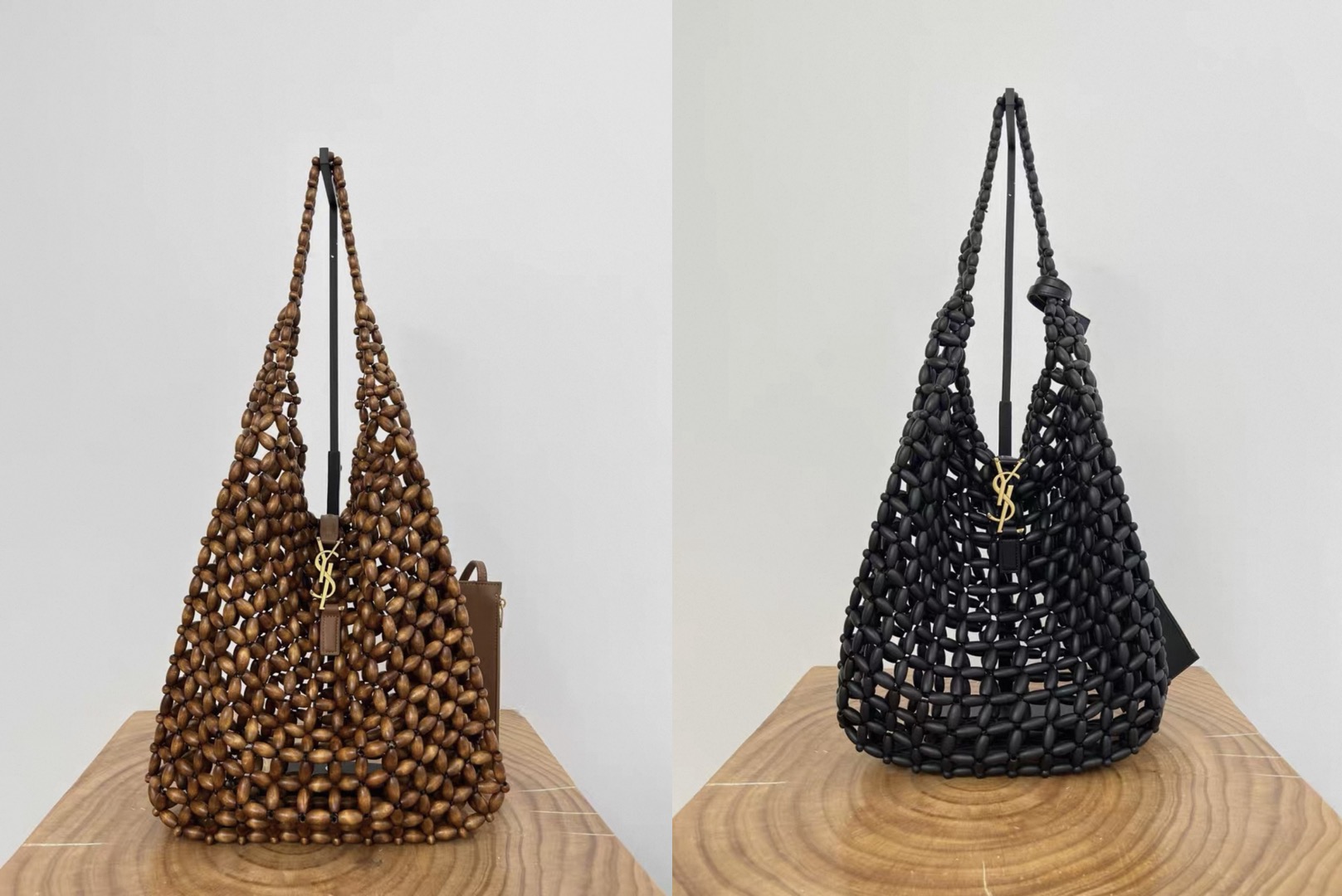 YSL Le 5 À 7 Beaded Bag Light Wood Picsew 20260227175838
