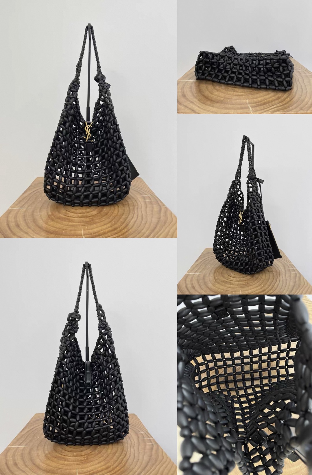 YSL Le 5 À 7 Beaded Bag Light Wood Picsew 20260227180045