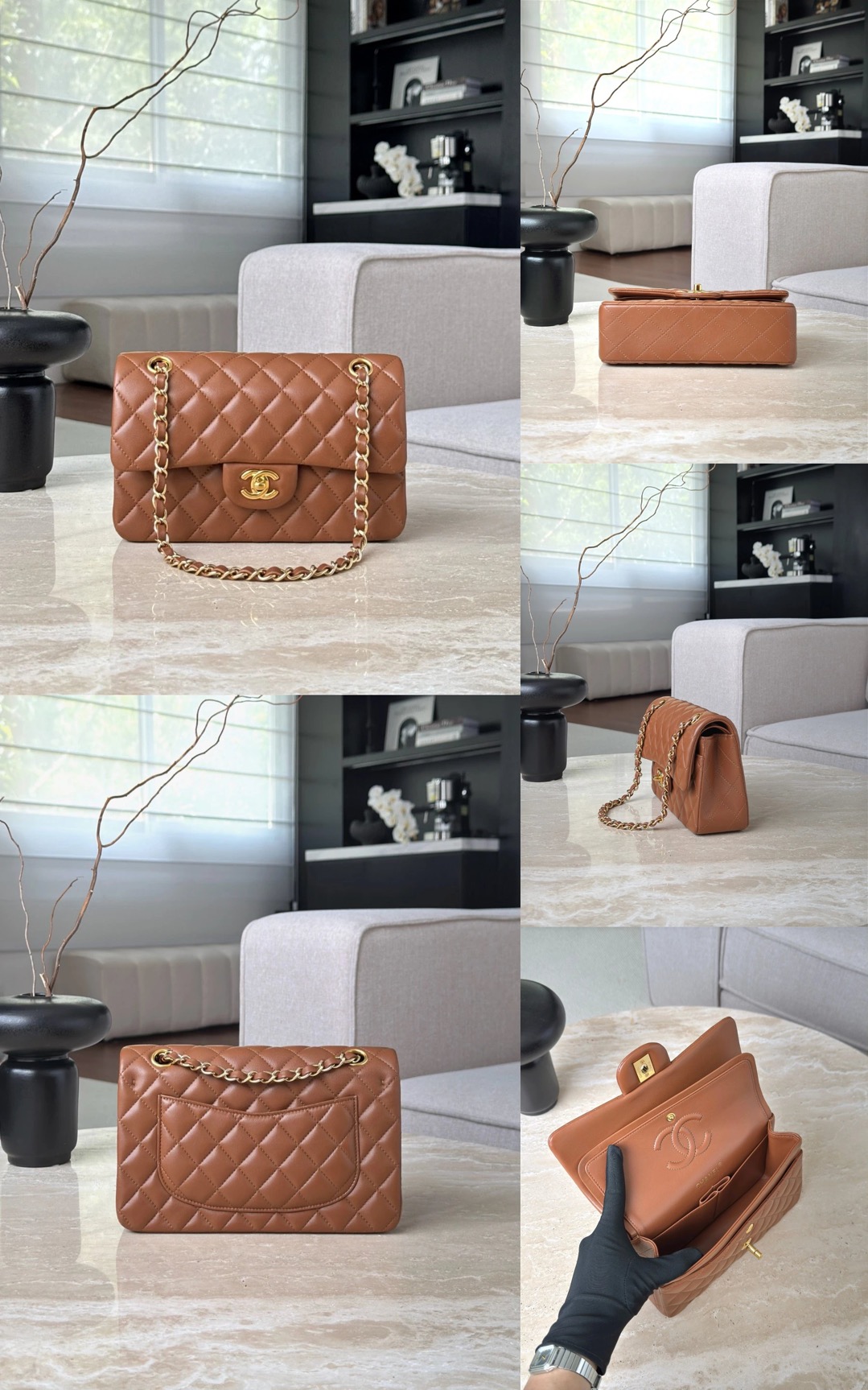 CHANEL Classic Flag Bag Lambskin Leather-23CM Picsew 20260228124815